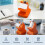 2 Pcs Vial Label Applicator Tool for 3mL and 10mL Alignment Guide for DIY & Lab 3