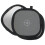 Two Sides Trifold Reflector Foldable Disc Hand Hold Gray/White Balance Card Light Diffuser 3in1 Focus Board 2