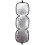 Two Sides Trifold Reflector Foldable Disc Hand Hold Gray/White Balance Card Light Diffuser 3in1 Focus Board 3