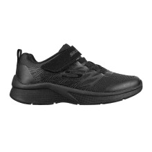 (2 UK Child, Triple Black) Skechers Boys Microspec Advance Trainers