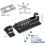 Combination Locking Bolt 4 Digit,Sliding Bolts- , Lockable Padbolt for Gate, Shed, Garage 3