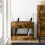 VidaXL vidaXL Sonnenschirmhalter Geräucherte Eiche 65 x 24 x 50 cm 4