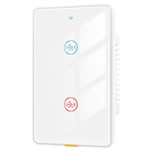 Interruttore Della Luce A Muro WiFi Induction Touch Tuya Home Standard US Singolo & Filo Neutro Controllo App 3Gang