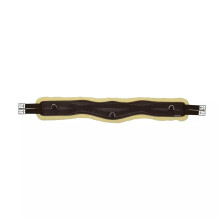 (48in, Brown/Natural) HyCOMFORT Fleece Horse Jumping Girth