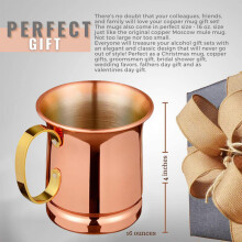 5X Stainless Steel Beer/Milk Mug,Handcrafted Moscow Mule Cup,Moscow Mule,Drinkware Tableware