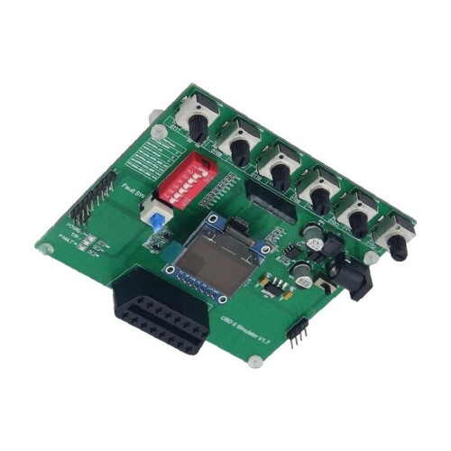 For OBD II Simulator OBD2 ECU Simulator with 0.96" 128x64 OLED Screen Supports J1939 Protocol Simulator 1