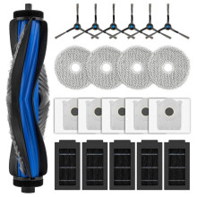 (21 Pack) T50 Pro Ersatzteile für für Deebot T50 Pro/ T50 Omni/ T50 Pro Omni Roboterstaubsauger