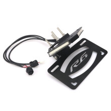 License Plate Holder Bracket Motorcycle Accessories with LED Turn Signal Light for YZF R6 YZFR6 YZF-R6 2015-2025