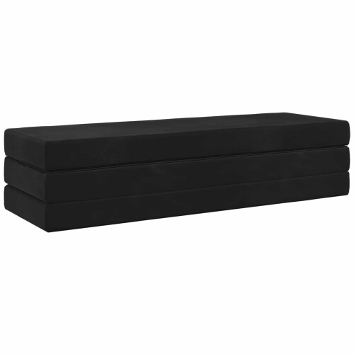 VidaXL vidaXL Klappsofa Bett 200 x 67 x 45 cm Schwarz 2