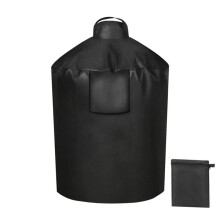 Grill Cover Adjustable Protector Windproof Barbecue Grill Cover Waterproof for Outdoor Camping Grilling Kitchen 90x122cm