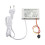 AC110V-240V Mirror Touch Sensor  1-5mm Mirror 12V LED Light Touch  High Sensitivity Double EU Plug 1