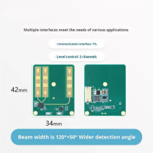 Module à Ondes Millimétriques SRR242 24 GHz - Capteur de Distance et de Vitesse Statique pour Systèmes de Guidage des Feux Antibrouillard de