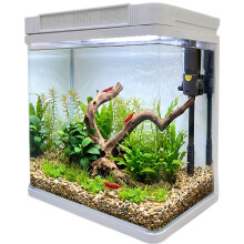 7L Aquarium Fish Tank Kit with LED Light Filter & Pump
