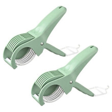 Trancheuse Manuelle Alimentaire Trancheuse de Banane Multifonctionnelle Trancheurs en Acier Inoxydable Coupeur pour Salade Saucisse Outils de Cuisine
