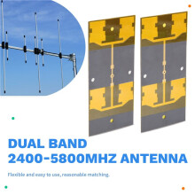 Antenne PCB Double Bande 2400-5800 MHz, Gain Élevé de 9 DBi, Compatible avec les Amplificateurs Alientech, Avenger, SkyHub et Mavka.