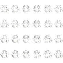 24Pcs Protective Covers Silicone Flower Shaped Feeder Mouthpiece Parts for  and Standard Bird Feeders