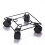 Potted Rolling Plant Stand Holder with Casters Accessory Plant Tray Roller Versatile Pallet Trolley Rollers Trolley 5