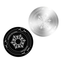 10 Pièces Feuille D'Aspiration Adhésive Plaque de Fer Thermoconductrice avec Adhésif pour Refroidisseur de Téléphone 35x35mm Noir