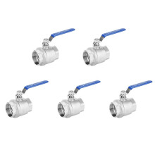 5X Valve Female Thread 2 Inch 304 Stainless Steel Full Port Female Thread Valve 2 Inch DN50 1000 WOG
