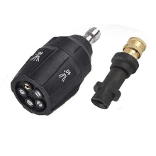 5 in 1 High Pressure Rotary Turbine Nozzle Adapter for -K7 High Pressure Washer Nozzle Quick Connect