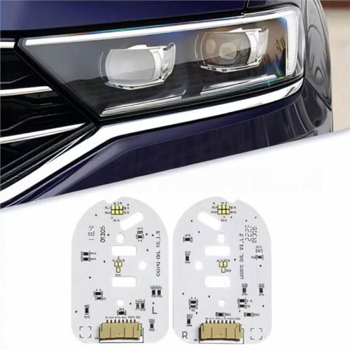 1Pair Front LED Daytime Running Light Chip Board for  T-Roc 2018-2021 Turn Signal Light White Light Source PCB Board 1