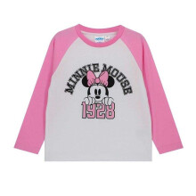 (3-4 Years, Pink) Disney Baby Stitch & Angel Polyester Blend T-Shirt