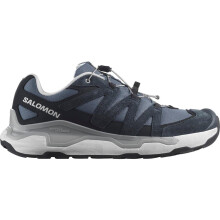 (11 UK, Grisaille/Blue) Salomon Mens Roam Leather Shoes