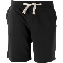 (M, Black) Kariban Mens Fleece Sports Shorts