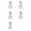 5X Silver Motorcycle Exhaust Can Muffler Insert Baffle DB Killer Silencer 48mm X 80mm 1