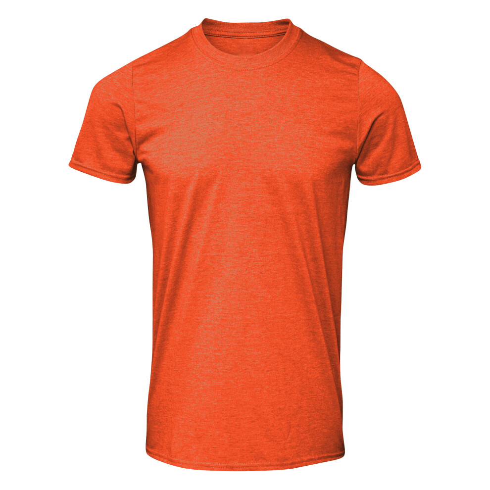 Gildan (Xxl, Orange) Mens Soft Style Ringspun T Shirt