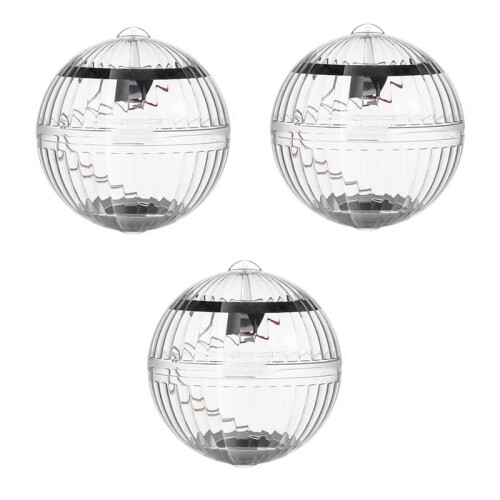 3PCS Solar Floating Pool Light, Waterproof LED Color Changing Solar Pond Lights Water Floating Lights 1