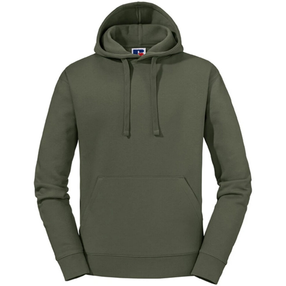 Russell (Xl, Olive Green) Mens Authentic Hoodie