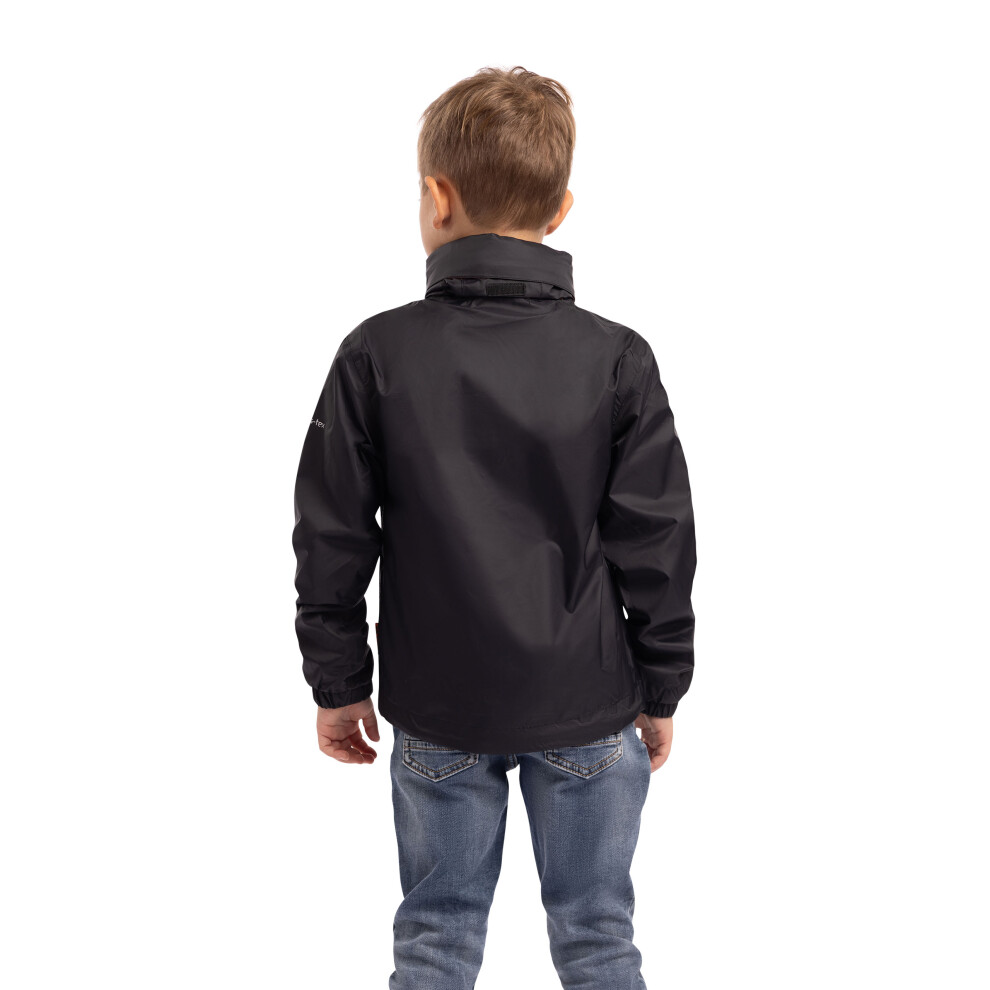 Trespass (9-10 Years, Black) Boys Waterproof Jacket Briar