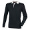 (M, Black) Front Row Mens Premium Rugby Shirt 1