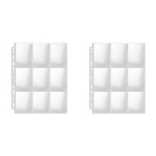 200pc 9 Pocket Double Sided Card Sleeves Binder Sheets, Holds 1800 Cards, Trading Card Binder Sleeves for 3 Ring Binder