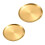 BBQ Thick Round Plate BBQ Plate Golden Cafe Fruit Cake Plate 2