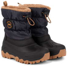(35, Navy) Trespass Kids Waterproof Snow Boots - Luca