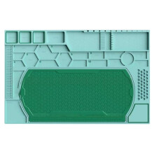 Magnetic Repair Silicone Pad High-Temp-Resistant Soldering Working Mat Phone Disassembly PCB Electronic Repair Green