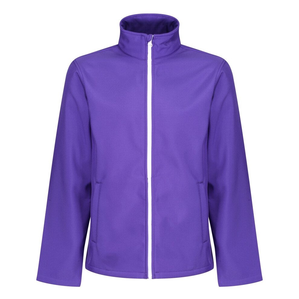 Regatta (2Xl, Purple/Black) Standout Mens Ablaze Printable Soft Shell Jacket