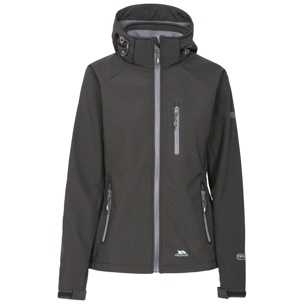Trespass Women's Softshell Jacket Bela Ii Black Size 8 - Image 4