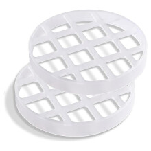 2pcs Silicone Flower Arranging Grid, for Small Centerpieces, Stretch Silicone Flower Arranger & Vase Holder