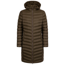 (10, Dark Vine) Trespass Women's Longer Padded Jacket - Dorro