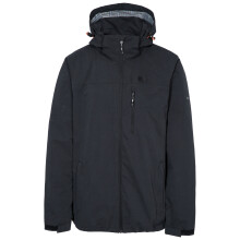 (XXL, Black) Trespass Mens Waterproof Jacket with Hood - Weir