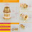 Solid Brass Bulkhead Fitting, 18 Sets 3/8 Inch Female 1/2 Inch Male Solid Brass Water Tank Connector Threaded with Ring 9