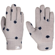 (8/10, Platinum) Trespass Kids Fleece Gloves With Fitted Cuff Zumee