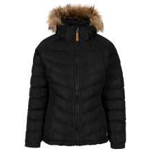 (14, Black 2) Trespass Women's Padded Casual Jacket - Nadina