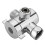 1/4 Inch Extension Hex Drill Bit Adjustable Hex Bit Angle Driver Screwdriver with 1/2 Inch 3-Way T-Adapter Diverter 9