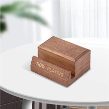 3X Houten Vinyl Platenhouder Displaystandaard - Tafelblad Wordt Nu Afgespeeld Albumhoeshouder - Enkele CD-Standaard LP-Displayplank