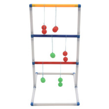 3X Ladder Game Set Toss Game Backyard Toys Outdoor Games for Adults and Kids