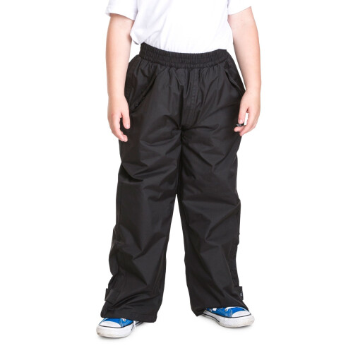 Trespass (3/4, Black) Trespass Kids Waterproof Trouser - Echo 1